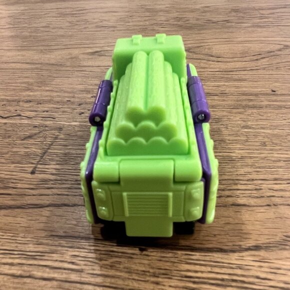2019 Auby Toy Green Plastic Flip Truck Transformer Vehicle - Picture 3 of 5